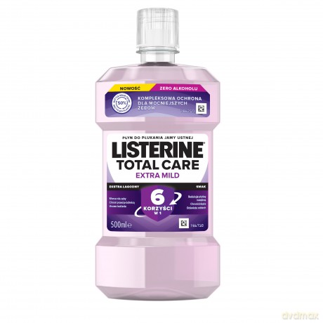 LISTERINE Płyn do płukania jamy ustnej Total Care - Extra Mild 500 ml