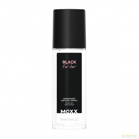 MEXX Dezodorant naturalny spray Black for Her 75 ml