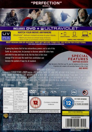 Man of Steel (Człowiek Ze Stali) [DVD]
