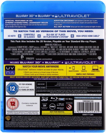Man of Steel [Blu-ray 3D]+[Blu-Ray]