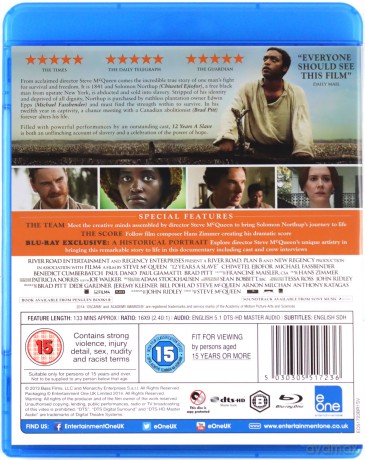 12 Years a Slave (Zniewolony. 12 Years a Slave) [Blu-Ray]