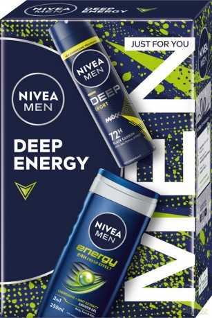 NIVEA Men Deep Energy Zestaw prezentowy (01827)