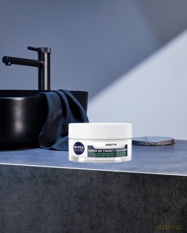 NIVEA MEN Krem 50ml Sensitive Łagodzący nawilżający