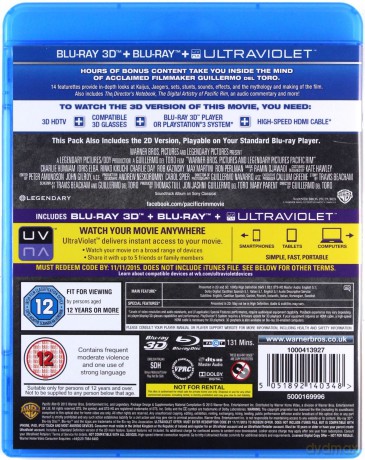 Pacific Rim [Blu-ray 3D]+[2xBlu-Ray]