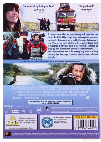 The Secret Life of Walter Mitty (Sekretne Życie Waltera Mitty) [DVD]