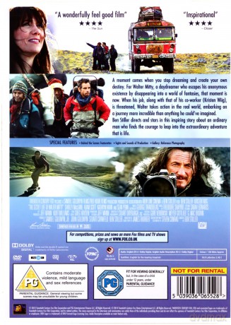 The Secret Life of Walter Mitty (Sekretne Życie Waltera Mitty) [DVD]