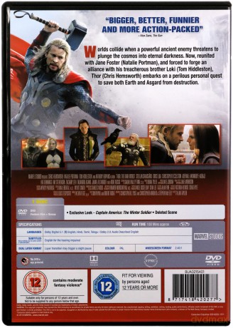 Thor: The Dark World (Thor: Mroczny świat) [DVD]