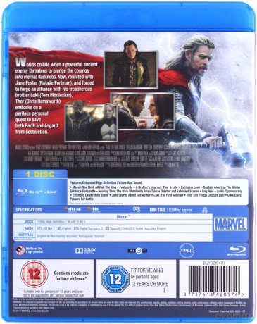 Thor: The Dark World (Thor: Mroczny świat) [Blu-Ray]