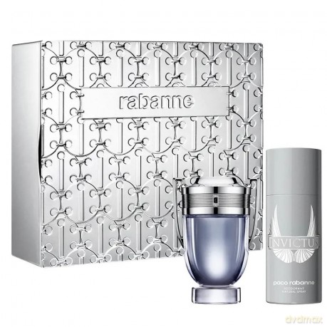 PACO RABANNE Zestaw prezentowy Invictus (woda toaletowa 100ml + dezodorant w sprayu 150ml)