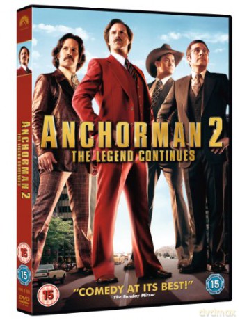 Anchorman 2: The Legend Continues (Legenda Telewizji 2: Kontynuacja) [DVD]