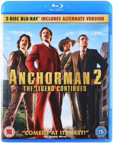 Anchorman 2: The Legend Continues (Legenda Telewizji 2: Kontynuacja) [2Blu-ray]