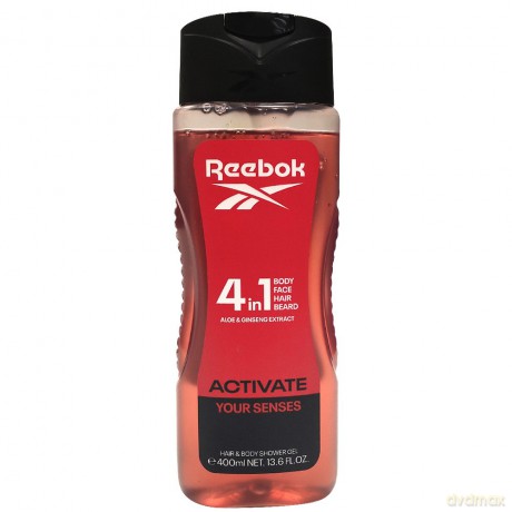 REEBOK Activate Your Senses 4w1 Żel pod prysznic męski 400 ml