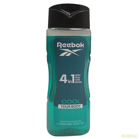 REEBOK Cool Your Body 4w1 Żel pod prysznic męski 400 ml