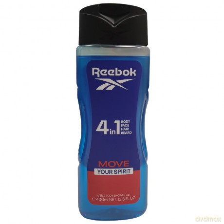 REEBOK Move Your Spirit 4w1 Żel pod prysznic męski 400 ml