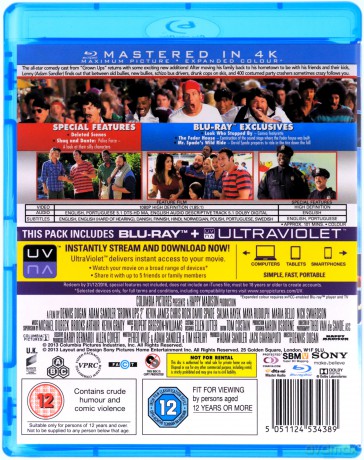 Grown Ups 2 (Jeszcze Większe Dzieci) [Blu-Ray]
