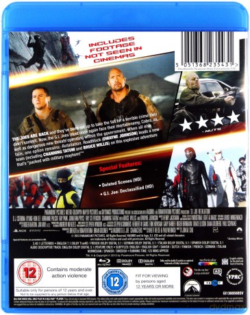 G.I. Joe: Retaliation (G.I. Joe: Odwet) (Extended Action Cut) [Blu-Ray]