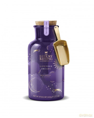 THE LUXURY BATHING COMPANY Bathtime Bliss Kryształki do kąpieli Lavender Dreams 600 g