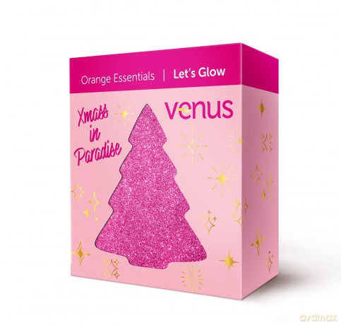 VENUS Xmas in Paradise Zestaw prezentowy - Balsam do ciała 300 ml + Żel pod prysznic 200 ml