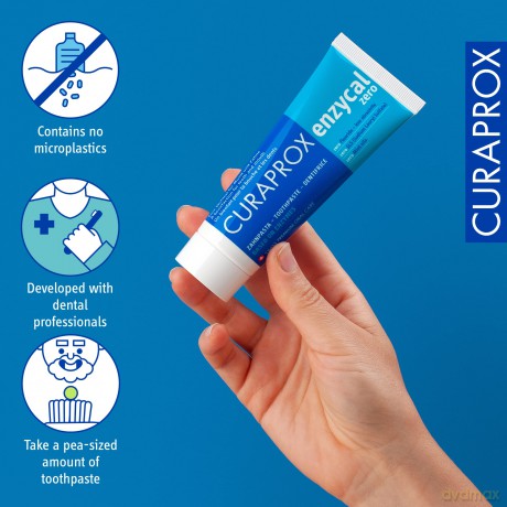 Curaprox Toothpaste Enzycal Zero 75 ml unisex