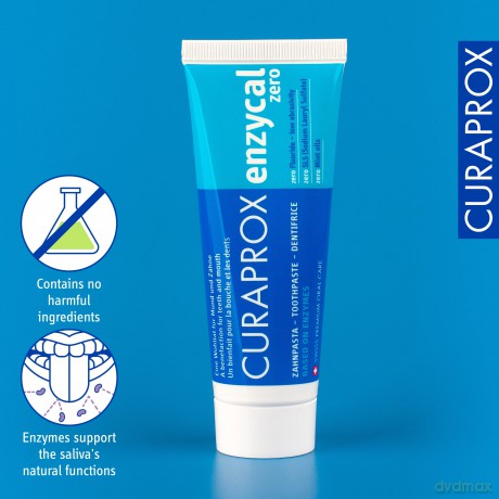 Curaprox Toothpaste Enzycal Zero 75 ml unisex