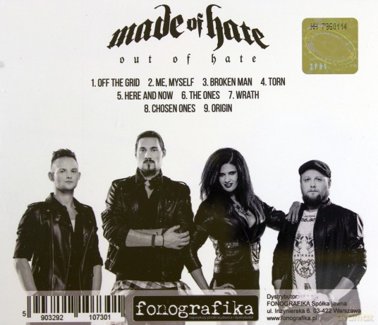 Made Of Hate: Out Of Hate [CD]