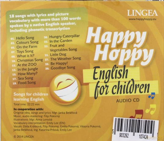 Happy Hoppy. Angielskie Piosenki Dla Dzieci [CD]