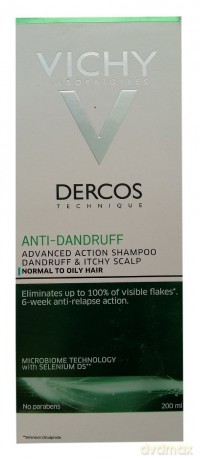 Vichy Dandruff shampoo for normal to oily hair Dercos - Volume: 200 ml unisex