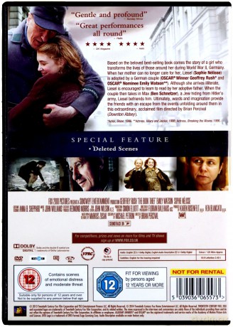 The Book Thief (Złodziejka Książek) [DVD]