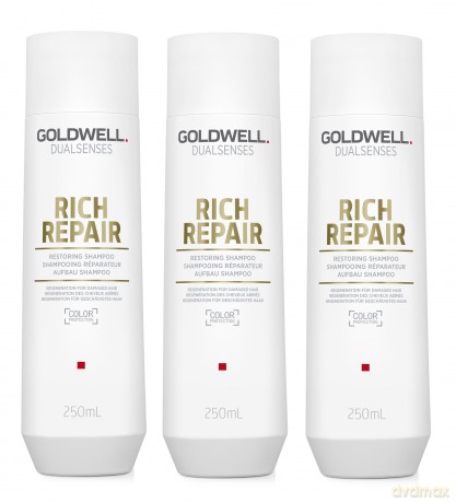 Goldwell Dualsenses Rich Repair (Restoring Shampoo) - Volume: 250 ml dla kobiety