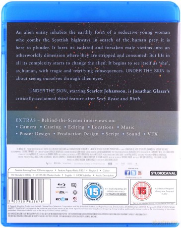 Under the Skin (Pod skórą) [Blu-Ray]