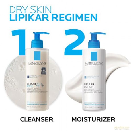 La Roche Posay Relicant Body Lotion for Dry Skin 48H Lipikar Lait (Anti Dryness Body Milk) - Volume: 400 ml unisex