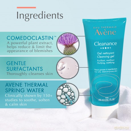 Avene Cleansing Gel for acne and problematic skin Clean ance ( Clean sing Gel) - Volume: 200 ml dla kobiety