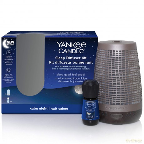 Yankee Candle Scented diffuser bronze with Calm Nigh filling for a peaceful sleep 14 ml unisex