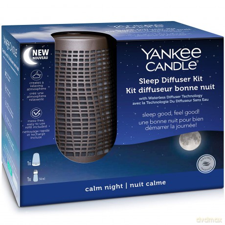 Yankee Candle Scented diffuser bronze with Calm Nigh filling for a peaceful sleep 14 ml unisex