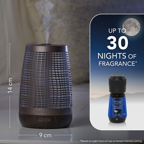 Yankee Candle Scented diffuser bronze with Calm Nigh filling for a peaceful sleep 14 ml unisex