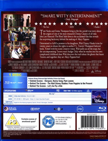 Saving Mr Banks (Ratując Pana Banksa) [Blu-Ray]