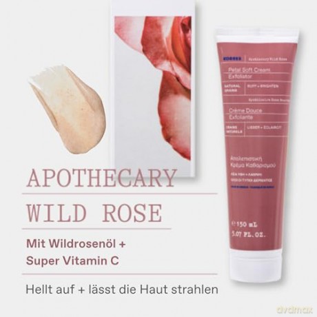 Korres Wild Rose Gentle Exfoliating Skin Cream (Exfoliating Clean ser) 150 ml dla kobiety