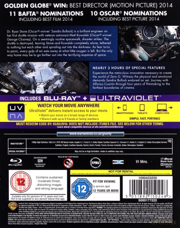 Gravity (Grawitacja) [Blu-Ray]