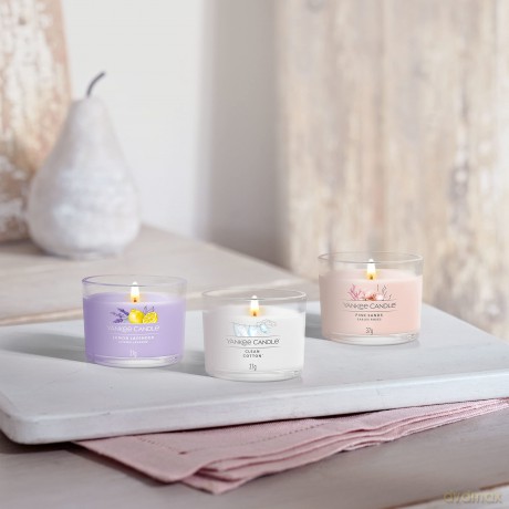 Yankee Candle Set of votive candles in Pink Sands glass 3 x 37 g unisex