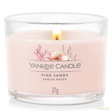 Yankee Candle Set of votive candles in Pink Sands glass 3 x 37 g unisex