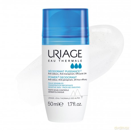 Uriage Deodorant roll-on deodorant Puissance3 (Power3 Deodorant) Power3 (Power3 Deodorant) 50 ml unisex