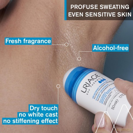 Uriage Deodorant roll-on deodorant Puissance3 (Power3 Deodorant) Power3 (Power3 Deodorant) 50 ml unisex