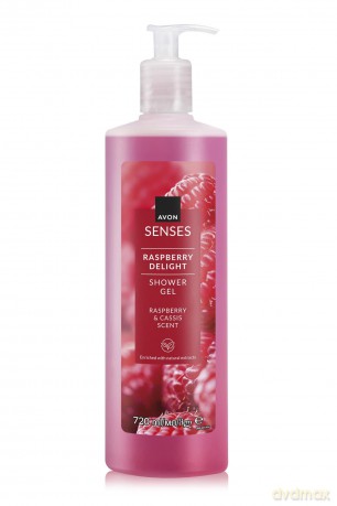Avon Shower gel with the scent of raspberry and currant liqueur (Shower Gel) 720 ml dla kobiety