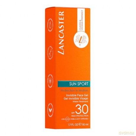 Lancaster Protective face gel Sun Sport (Invisible Face Gel) 50 ml dla kobiety