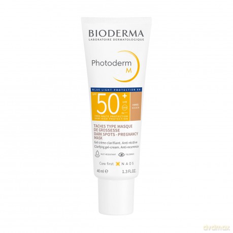 Bioderma Protective toning gel cream SPF 50+ Photoderm M (Cream) 40 ml - Shade: Dark dla kobiety