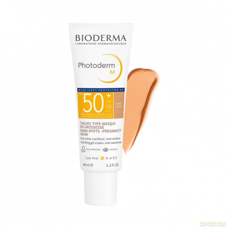 Bioderma Protective toning gel cream SPF 50+ Photoderm M (Cream) 40 ml - Shade: Dark dla kobiety