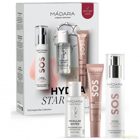 MÁDARA Set for dry and dehydrated skin SOS Hydra Star Collection dla kobiety