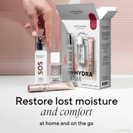 MÁDARA Set for dry and dehydrated skin SOS Hydra Star Collection dla kobiety