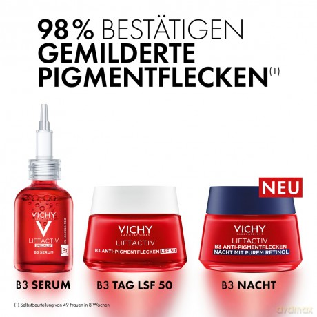 Vichy Day cream against pigment spots SPF 50 Liftactiv B3 Anti-Dark Spots 50 ml dla kobiety