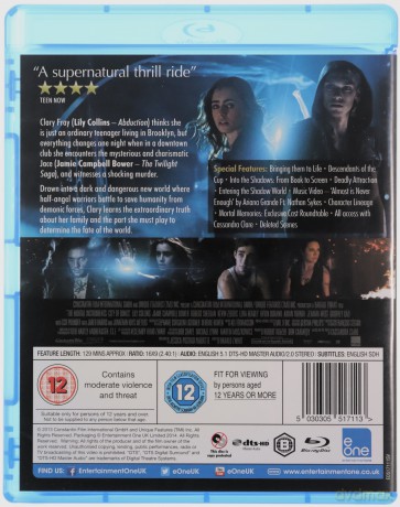 The Mortal Instruments: City of Bones [Blu-Ray]